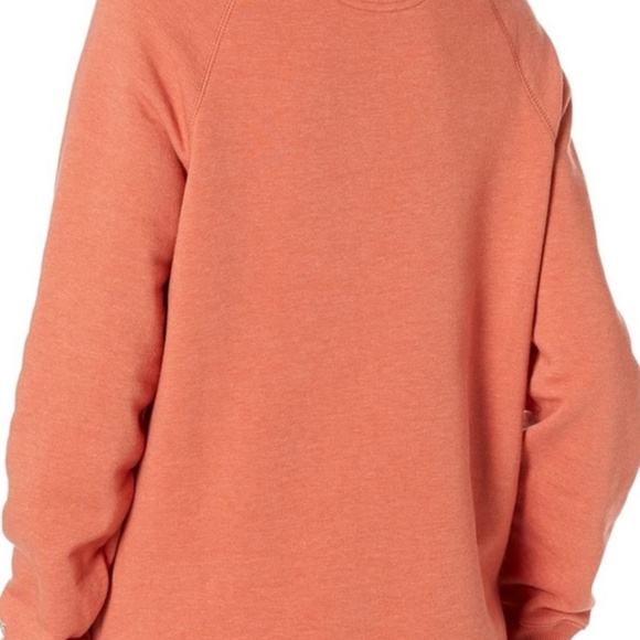 Carhartt Women's Force Relaxed Fit Lightweight Sweatshirt Desert Orange Heather - Picture 5 of 5